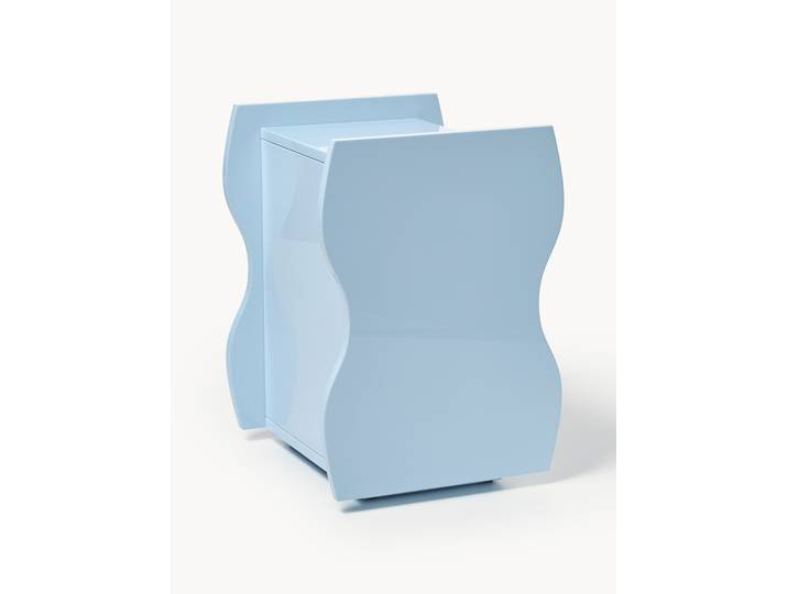 Table de chevet haute brillance Emina