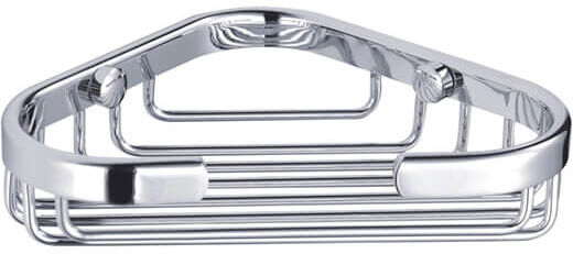 Showerdrape Clasico Stainless Steel Wall Mounted Small Corner Basket