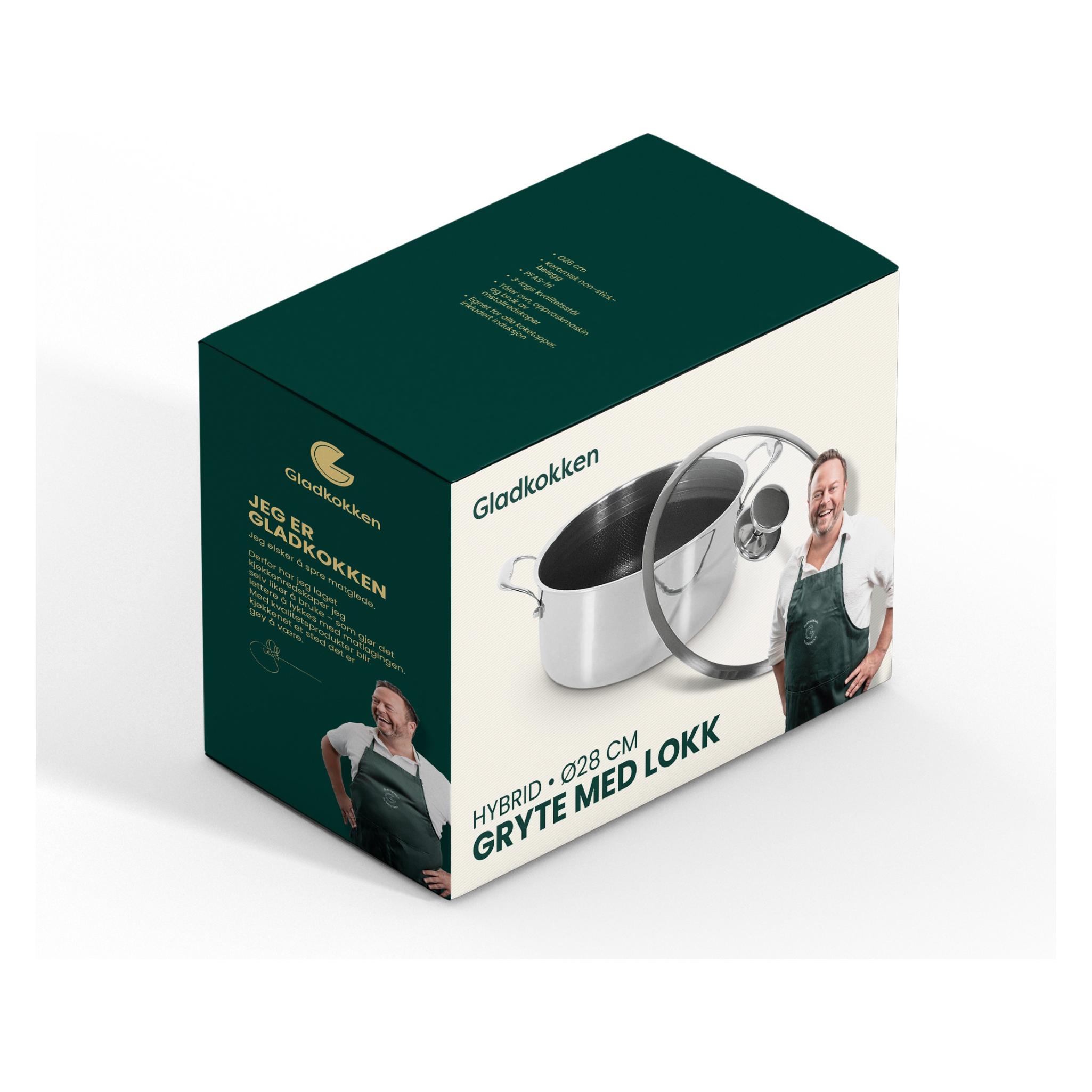 Gladkokken - Hybrid Casserolle with lid - Ø28 - 28 cm (1300460)