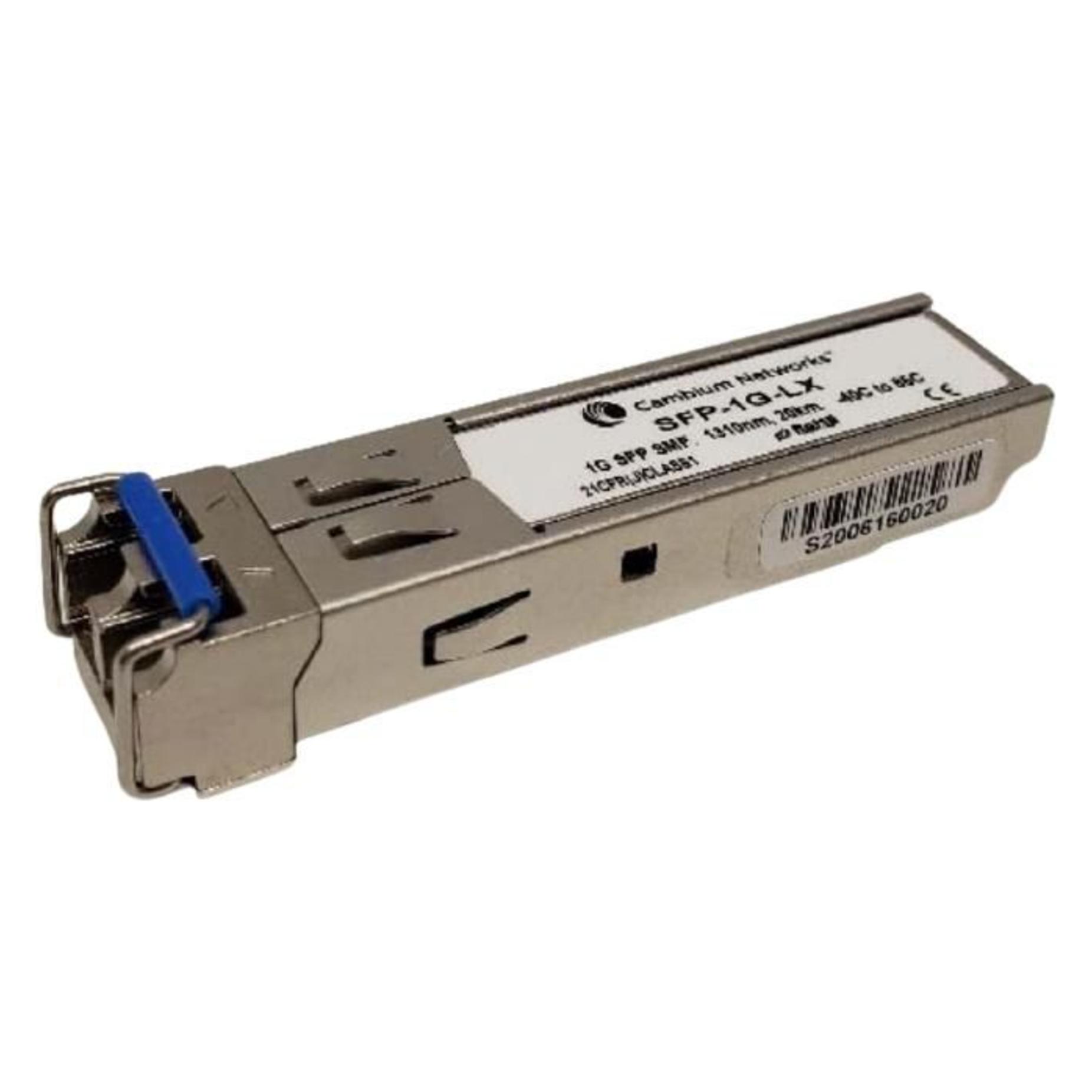 Cambium Networks cnMatrix 1G SFP SMF LX Transceiver, 1310nm (SFP-1G-LX)