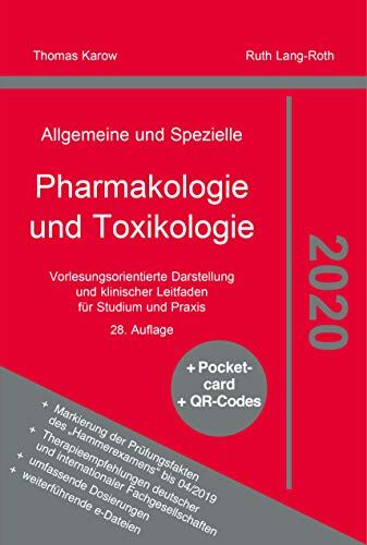 Thomas Karow - Pharmakologie und Toxikologie 2020 Thomas Karow - Preis vom 15.10.2026 23:06:25 h