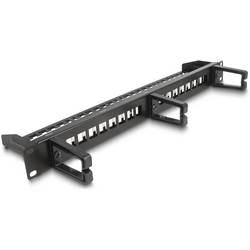 Delock 66237 Patch-Panel 483 mm (19) 1 HE Schwarz Unbestückt