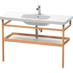 Duravit Möbel-Accessoires Handtuchhalter mit Ablage DuraStyle 9884, 1140x440mm, DS988401876, Farbe: Weiß Matt / Eiche Massiv