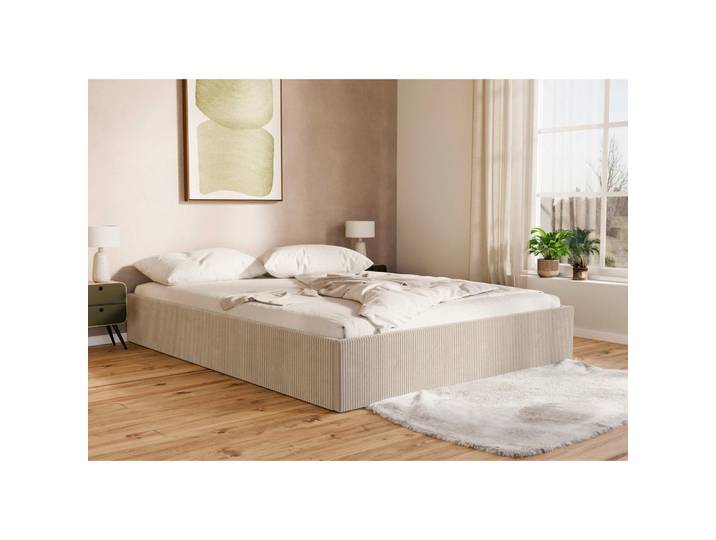 Boxxx Polsterbett, Cappuccino, Birke, Schichtholz, 200x200 cm, Bettkasten, in verschiedenen Größen erhältlich, Schlafzimmer, Betten, Polsterbetten