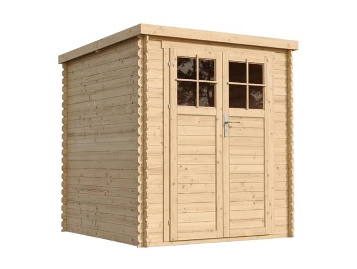 Gartenhaus Holz - Geräteschuppen Holz - Gerätehaus mit hochwertige abschließbare Tür B204xL204xH202 cm/ 3.53 m2 - Fahrrad Schuppen - Gartenhäuser & aufbewahrung Wasserfestes Dach TIMBELA M309F
