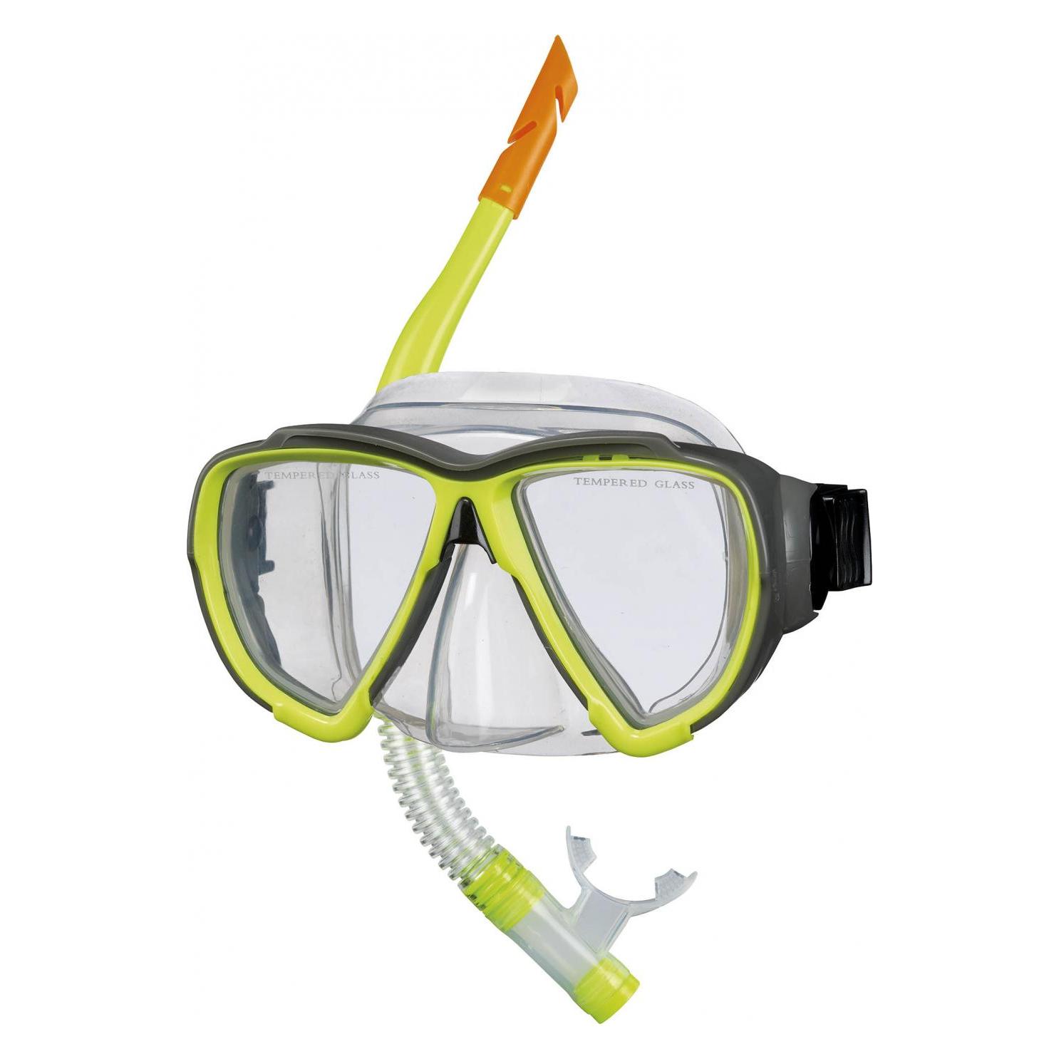 Beco Diving mask with tube. adult. 99012 2 yellow (ST-644BE9901200)