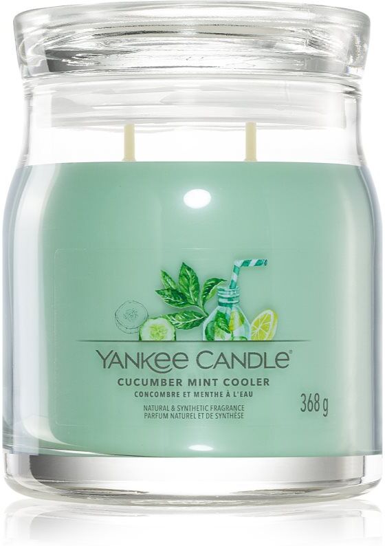 Yankee Candle Cucumber Mint Cooler duftlys Signature 368 g