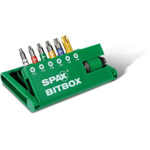 Spax Bitset BITbox T-STAR plus, 4000007899019, 7-teilig, TX