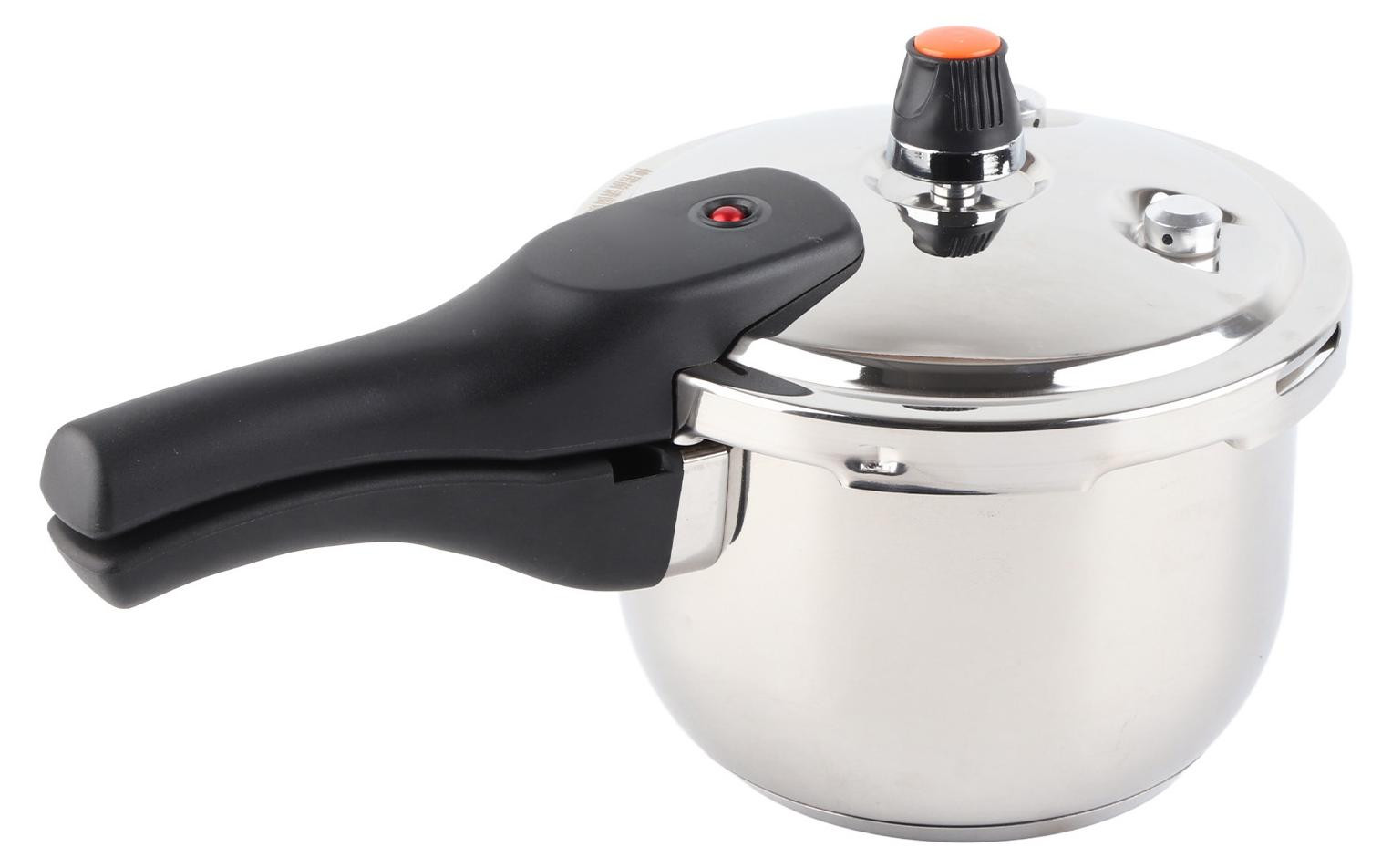 Gistuch Multifunctionele RVS Snelkookpan met Veiligheidsventiel, 2 liter, Diameter: 16 cm