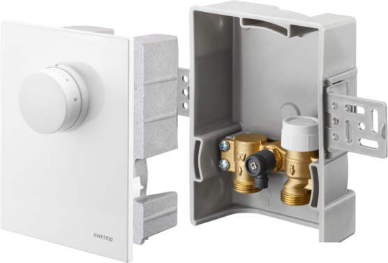 Oventrop Unibox régulateur de température ambiante 1022722 blanc , avec thermostat
