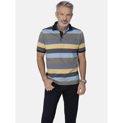 Poloshirt BABISTA "Poloshirt TAVELLA", Herren, Gr. XL, blau (dunkelblau gestreift), Obermaterial: 100% Baumwolle CO., Shirts