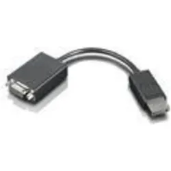 Lenovo Videokonverter (DisplayPort, VGA), Video Adapter, Schwarz
