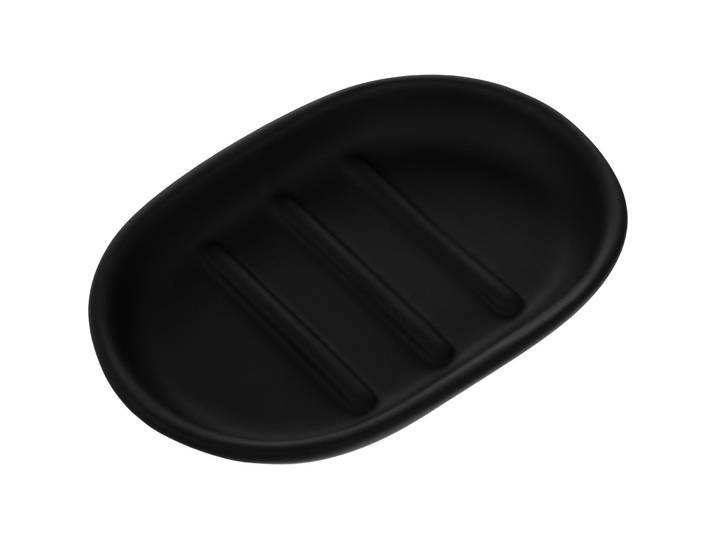 Seifenschale COCON Schwarz Keramik T 12 cm - Seifenschale