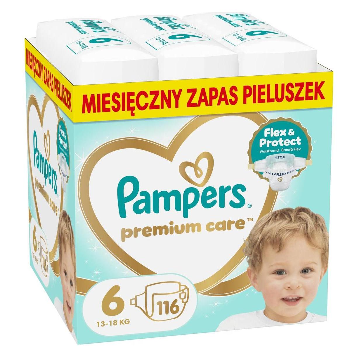 Pampers Premium Care Size 6 Diapers 116 Pieces (Gr. 6, 116 Stk.) (69427340)