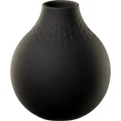 Perle Manufacture Collier Noir Vase 12 cm