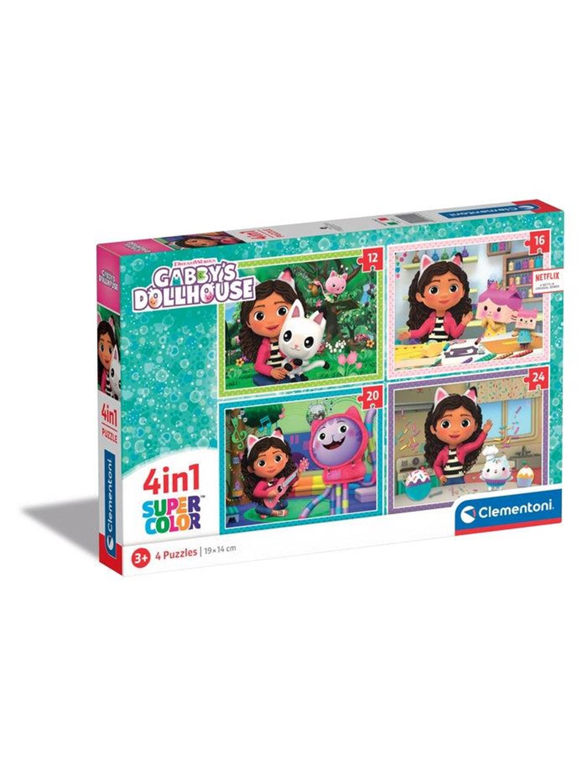 Clementoni Puzzle Gabby's Dollhouse, 4in1