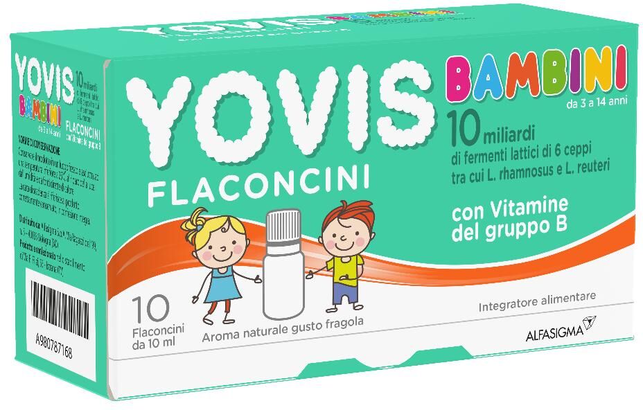 ALFASIGMA SpA Yovis Bambini, 10 Flaconcini da 10 ml