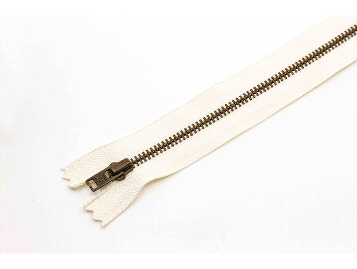 YKK Reissverschluss mit Metallzähnen 18 cm