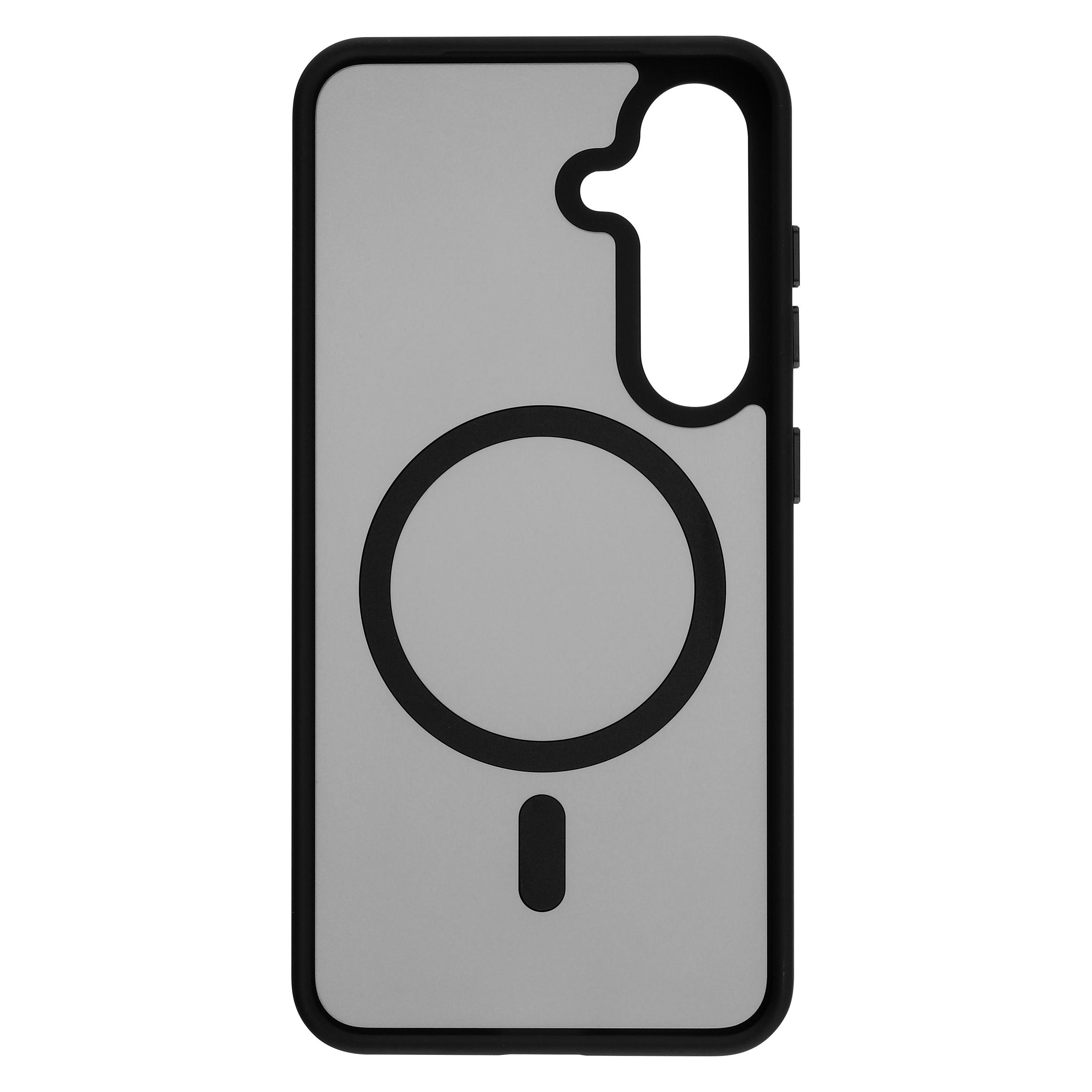 FoneKit Magnetic Soft Touch Case for Samsung Galaxy S25, black/gray (Samsung Galaxy S25) (54182604)