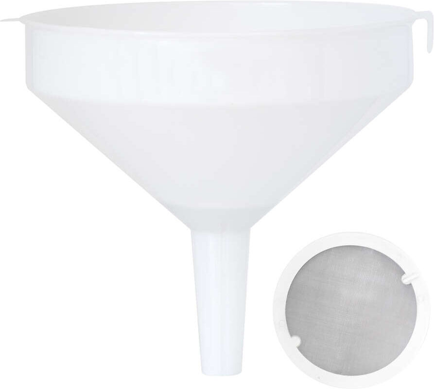 Polsinelli Imbuto bianco in plastica Ø 40 con filtro