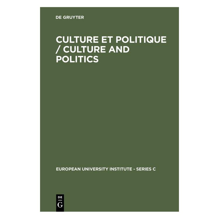 De Gruyter Culture et Politique / Culture and Poli (67761145)