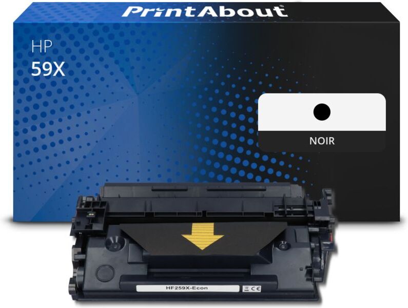 PrintAbout Toner compatible HP 59X (CF259X) - Noir - Grande capacité Noir