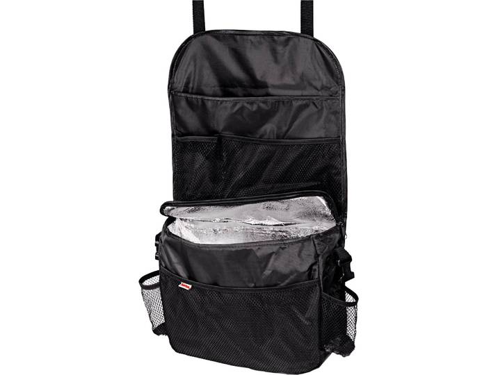Auto-Rückenlehnentasche HAMA Automotive Organizer mit Iso-Fach, Schwarz Auto-Organizer , schwarz, B:24,2cm H:4,7cm T:38,8cm, Polyester, Taschen, Auto-Rückenlehnentasche