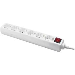 LogiLink LPS202 Steckdosenleiste mit Schalter Weiß Schutzkontakt 1 St.