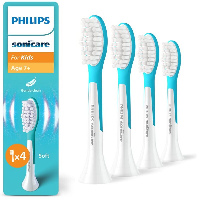 Philips Sonicare For Kids 7+ Standard HX6044/90 Ersatzkopf für Zahnbürste für Kinder 4 St.