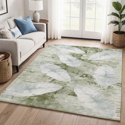 Addison Rugs Premium Washable Super Soft Floral Pierce Mayfield Rug