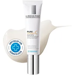La Roche Posay Pure Vitamin C Augen Anti Aging Augencreme mit Vitamin C für empfindliche Haut 15 ml