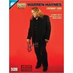 Warren Haynes Legendary Licks (With CD (Audio)), Sachbücher von Arthur Rotfeld