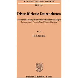 Diversifizierte Unternehmen., Fachbücher von Rolf Böhnke