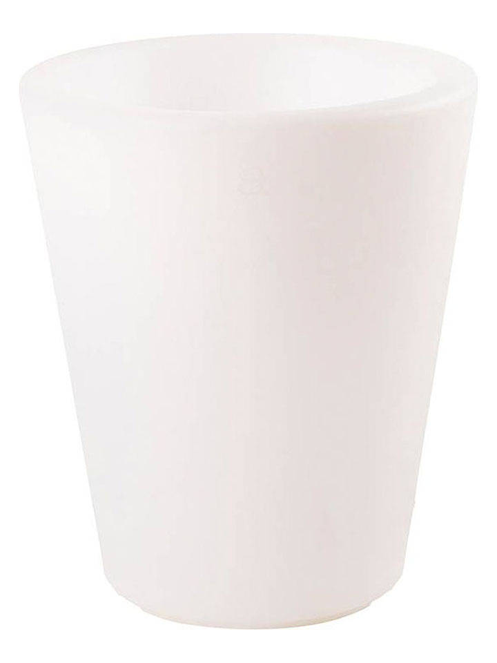 8 seasons LED-Dekoleuchte "Classic Pot" in Weiß - (H)39 x Ø 34 cm - onesize
