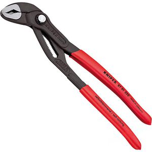Knipex Wasserpumpenzange Cobra, 87 01 250, Druckknopf-Einstellung, Griffe kunststoffüberzogen, 250 x 46mm