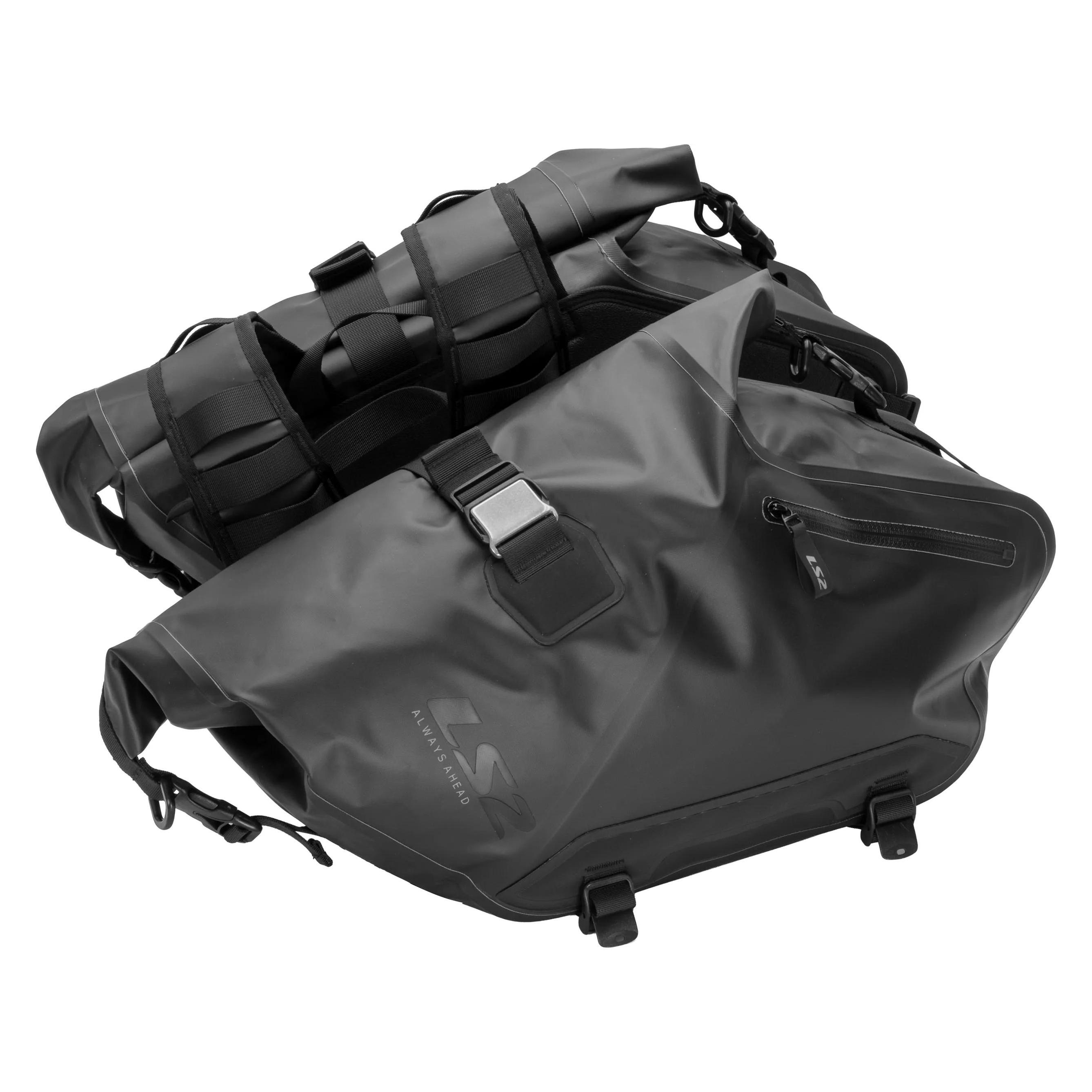 LS2 Move Ahead 20+20L wasserdichte Satteltaschen (20 l, Satteltasche) (66030PAN1)