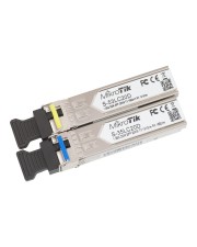 MikroTik 1250Mbit/s SFP Netzwerk-Transceiver-Modul 1.25G SM 20km LC DDMI (S-3553LC20D)