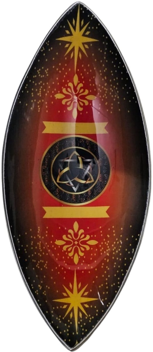 Ancient Wisdom Enamel Wierookkom met Pagan Triquetra - Aluminium