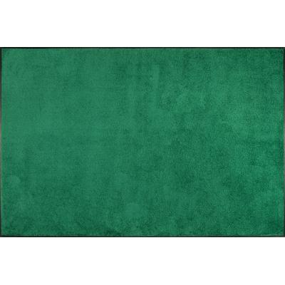 Läufer, grün, B:120cm H:9mm L:180cm, Gummi, WASH+DRY BY KLEEN-TEX, Teppiche, Läufer