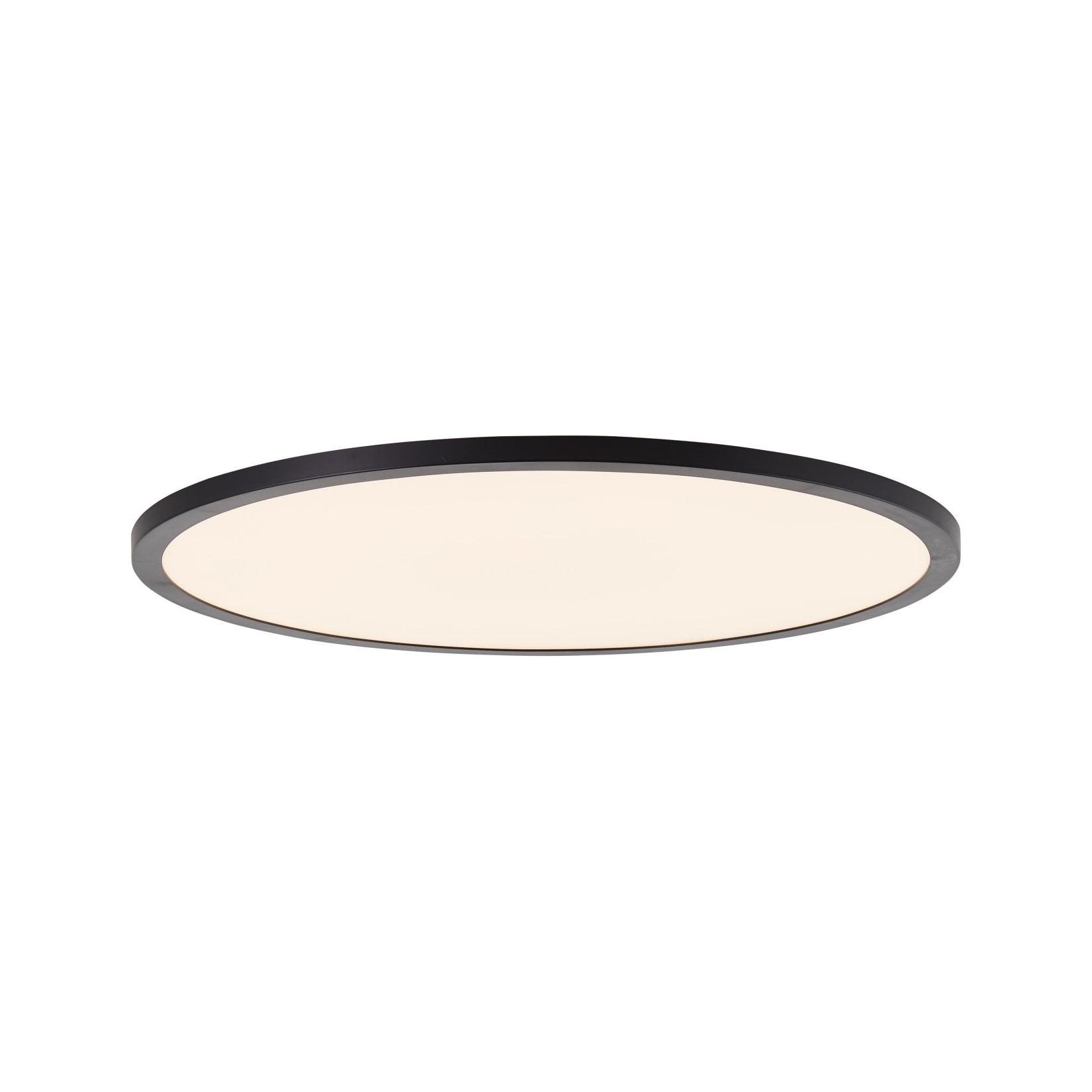 BRILLIANT Lampe, Tuco LED Deckenaufbau-Paneel 50cm schwarz/weiß, 1x LED integriert, 38W LED integriert, (4000lm, 3000-6500K), Mit Fernbedienung dimmbar