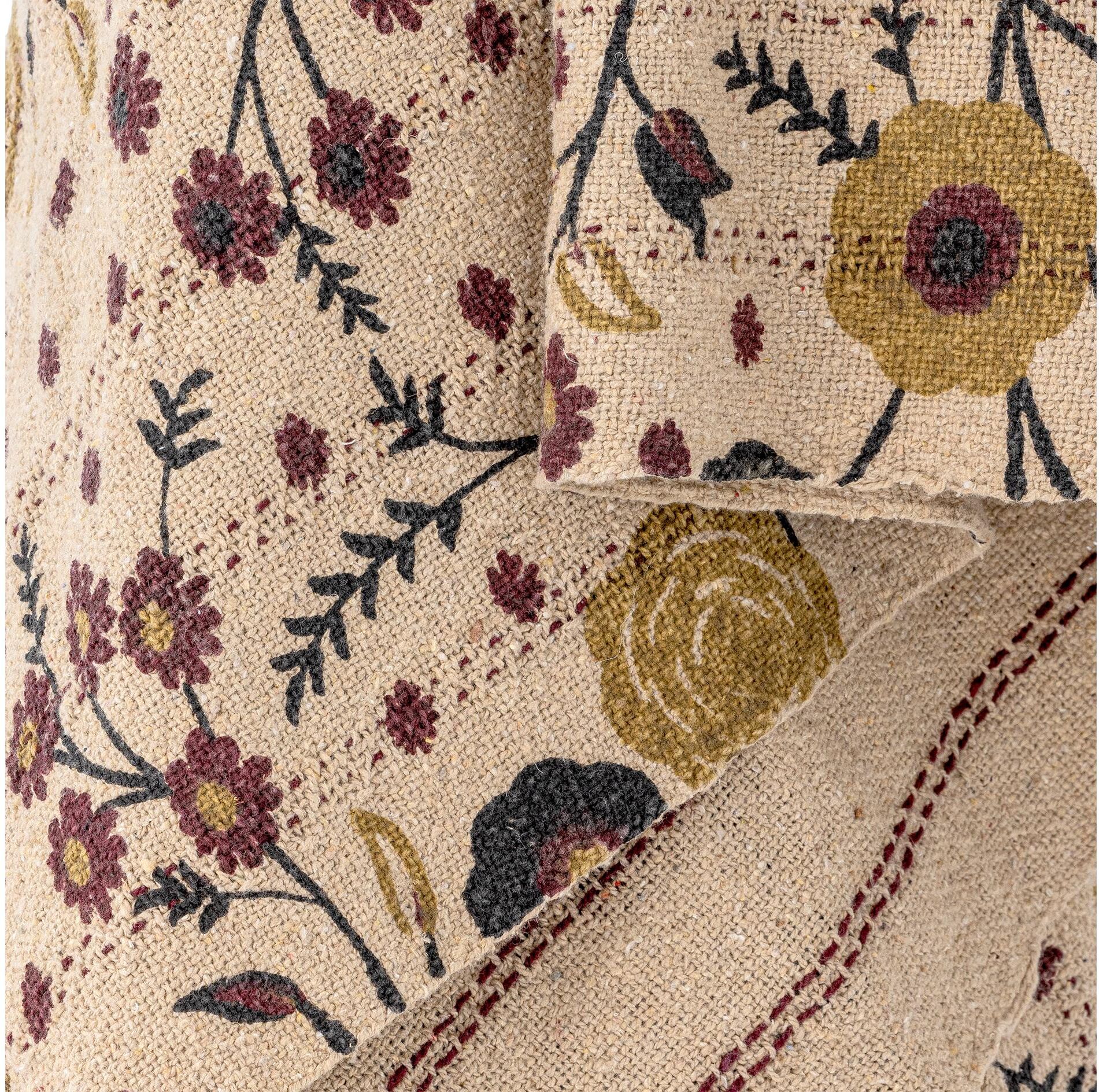 Wohndecke BLOOMINGVILLE "Eydis 160 x 130 cm", mehrfarbig, B:160cm L:130cm, Baumwolle, Wohndecken, Wohndecke, Wohndecke aus recycelter Baumwolle mehrfarbig B/L: 160cm x 130cm
