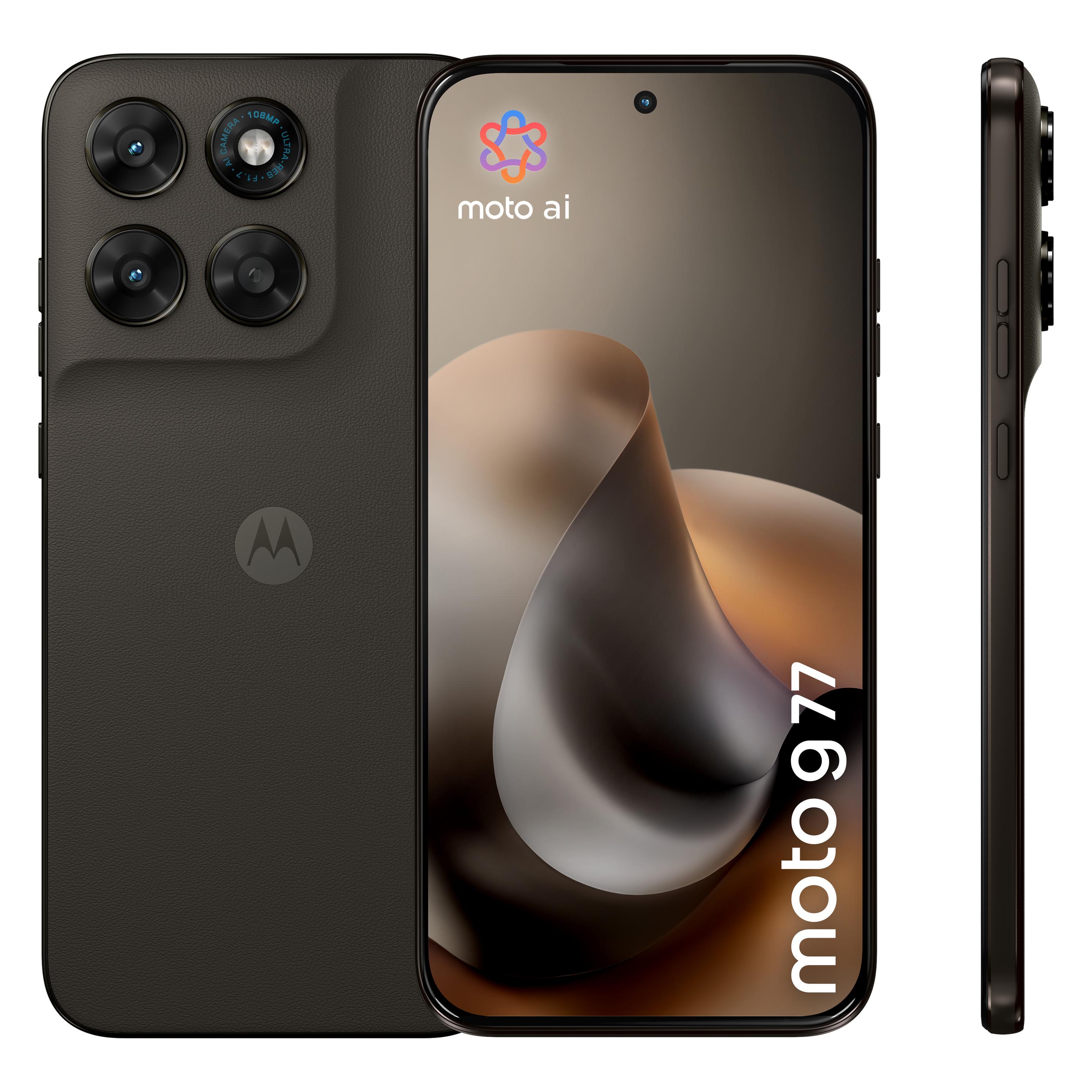 Motorola G77 (256 GB, Black Olive, 6.80", Hybrid Dual SIM, 5G) (PBAW0053SE)