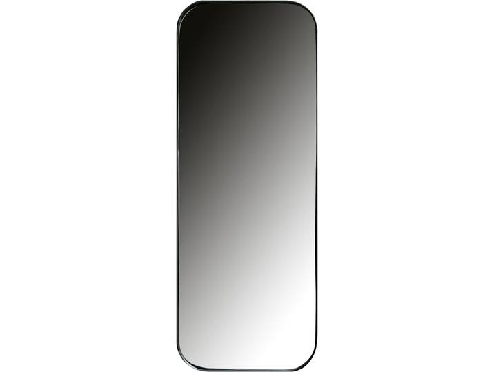 Spiegel WOOOD Doutzen Metall mit Pulverbeschichtung , schwarz, B:40cm H:110cm T:5cm, glasspiegel, Spiegel, Spiegel, HRP-Stahlrahmen, Europäischer Spiegelglasstandard, Pfleiglicht