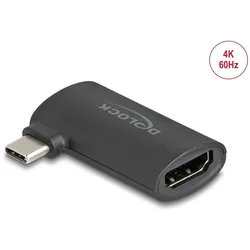 DELOCK USB-C St >HDMI Bu (DP Alt Mode) Adapter 4K gewinkelt