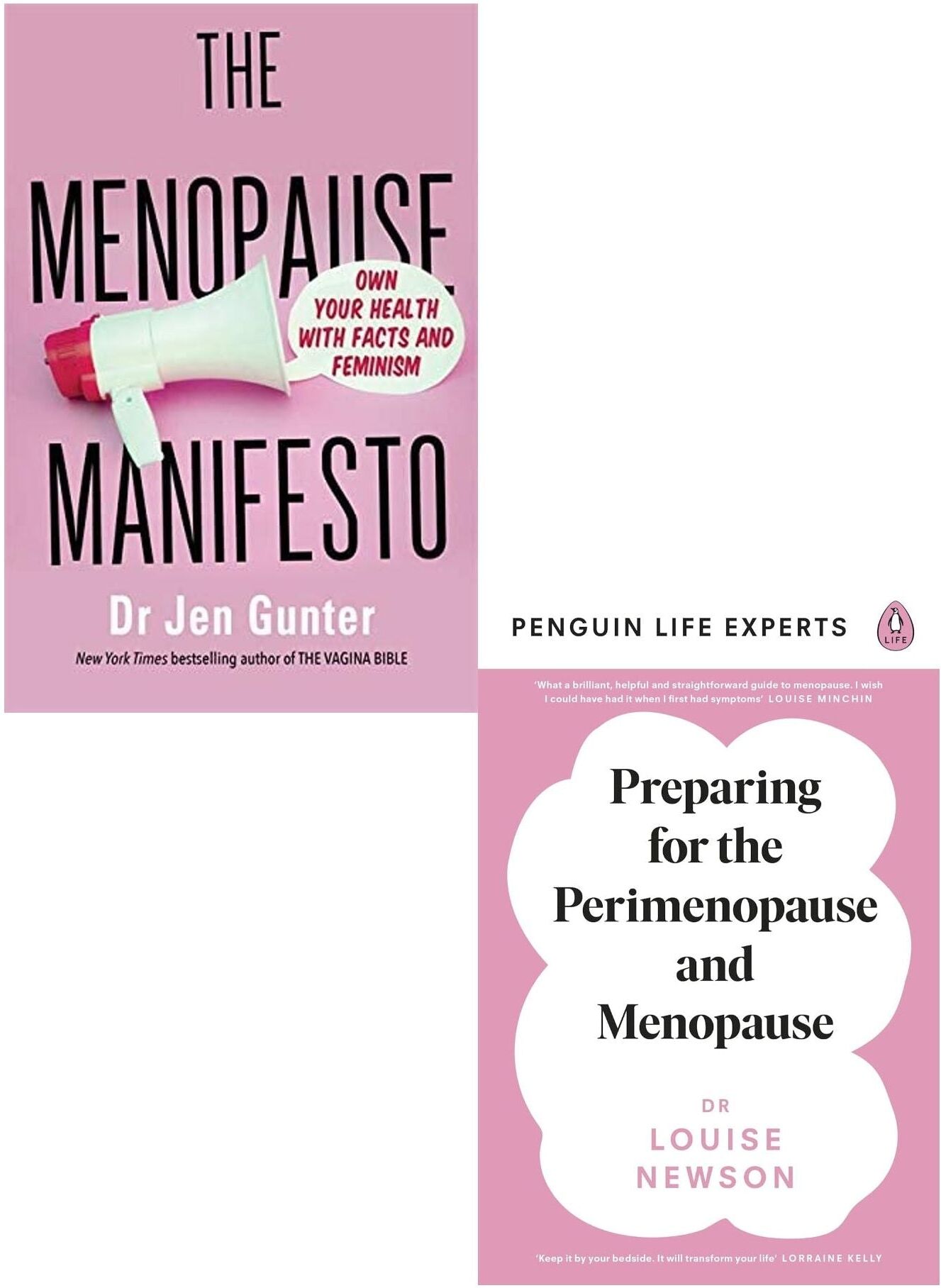 Penguin/Piatkus The Menopause Manifesto, Preparing for the Perimenopause and Menopause 2 Books Collection Set