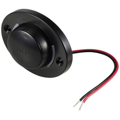 TRU COMPONENTS TC-12114148 Dual USB-A Einbaubuchse mit Beleuchtung Inhalt: 1St.