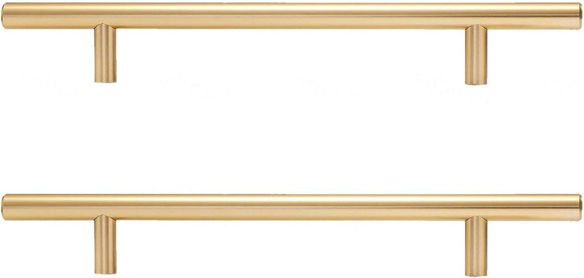 Gouden aluminium kastgrepen voor meubels vernieuwen - 200 mm