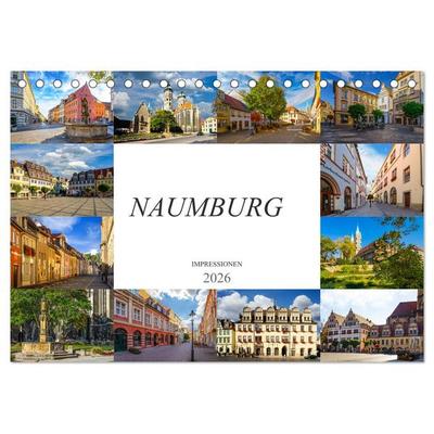 Naumburg Impressionen (Tischkalender 2026 DIN A5 quer), CALVENDO Monatskalender