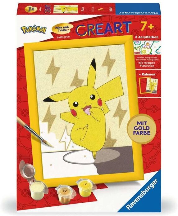 CreArt Kids 13x18cm : Pikachu - Ravensburger