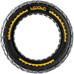 Ultraleichtes Vollgummirad Offroad 10x2,5/B44 - Gelb [Nedong]